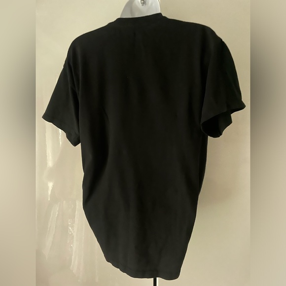 Black David Bowie front tie tee shirt Medium - Picture 3 of 5